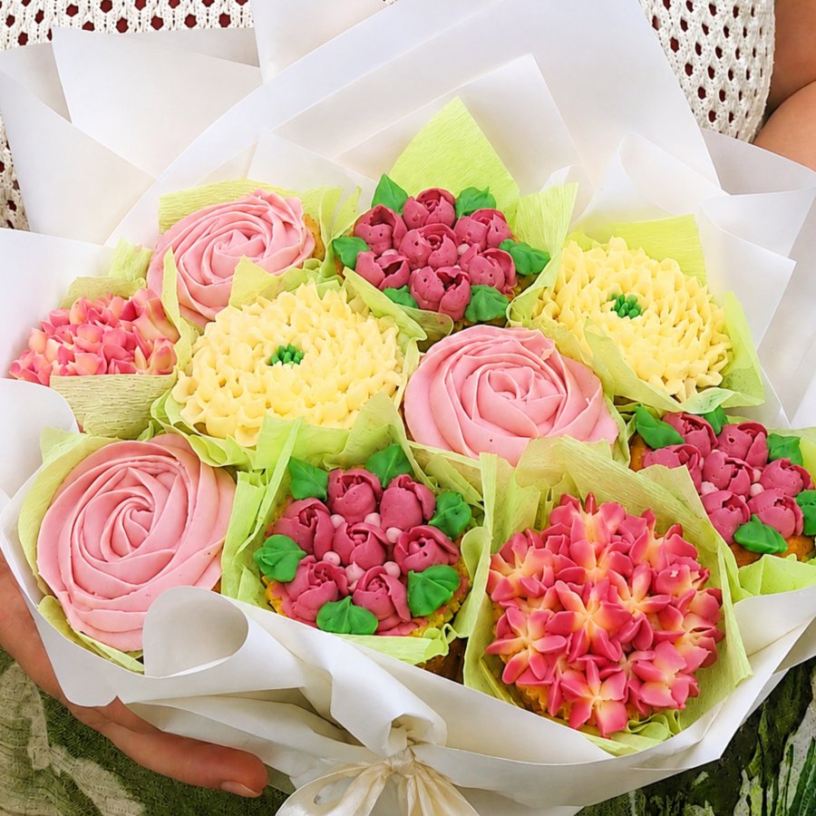 COMPLET Bouquet de cupcakes 